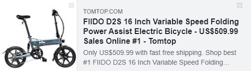 FIIDO D2S Vélo électrique à assistance électrique pliable à vitesse variable de 16 pouces Prix: 504,99 $ Livré de l'entrepôt de l'UE, Livraison gratuite Prix: 504,99 $
