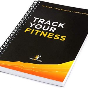 Workout Log Book & Fitness Journal - 25-Week Designed by Experts, w/Illustrations : Track Gym, Bodybuilding & Crossfit Progress - Sturdy Binding, Thick Pages & Laminated, Protected Cover 1-Pack