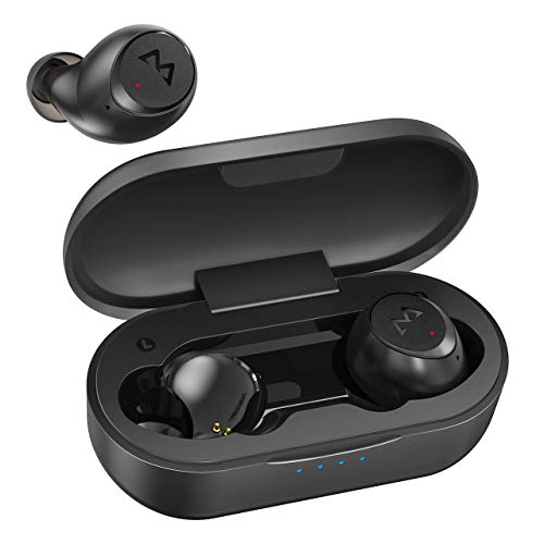 Mpow M7 Bluetooth Sports Earbuds, Wireless Earbuds w/IPX7 Sweatproof, Deep Bass Bluetooth Earbuds w/30Hrs/Binaural Noise Cancellation Mics, Bluetooth 5.0 Running Earbuds w/USB C Charging, Black