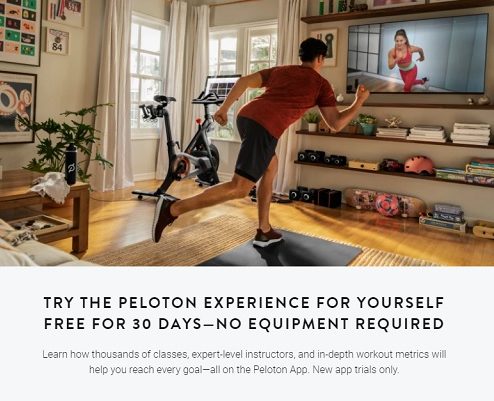 Online Workout Classes - Peloton